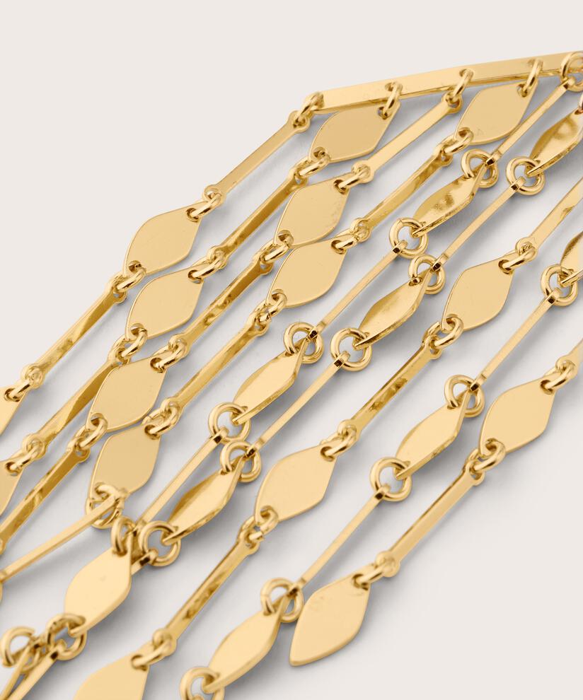 boucles d'oreilles sculpturales plaquées or, Gold