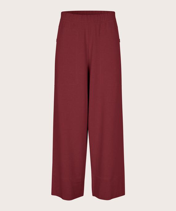 pantalon en jersey avec poches fendues, Tawny Port