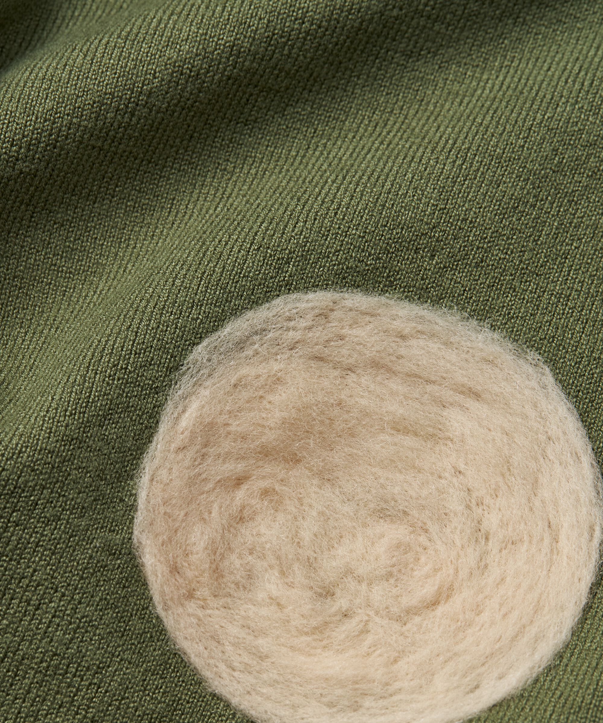cardigan en maille fine à pois tissés, Loden Green