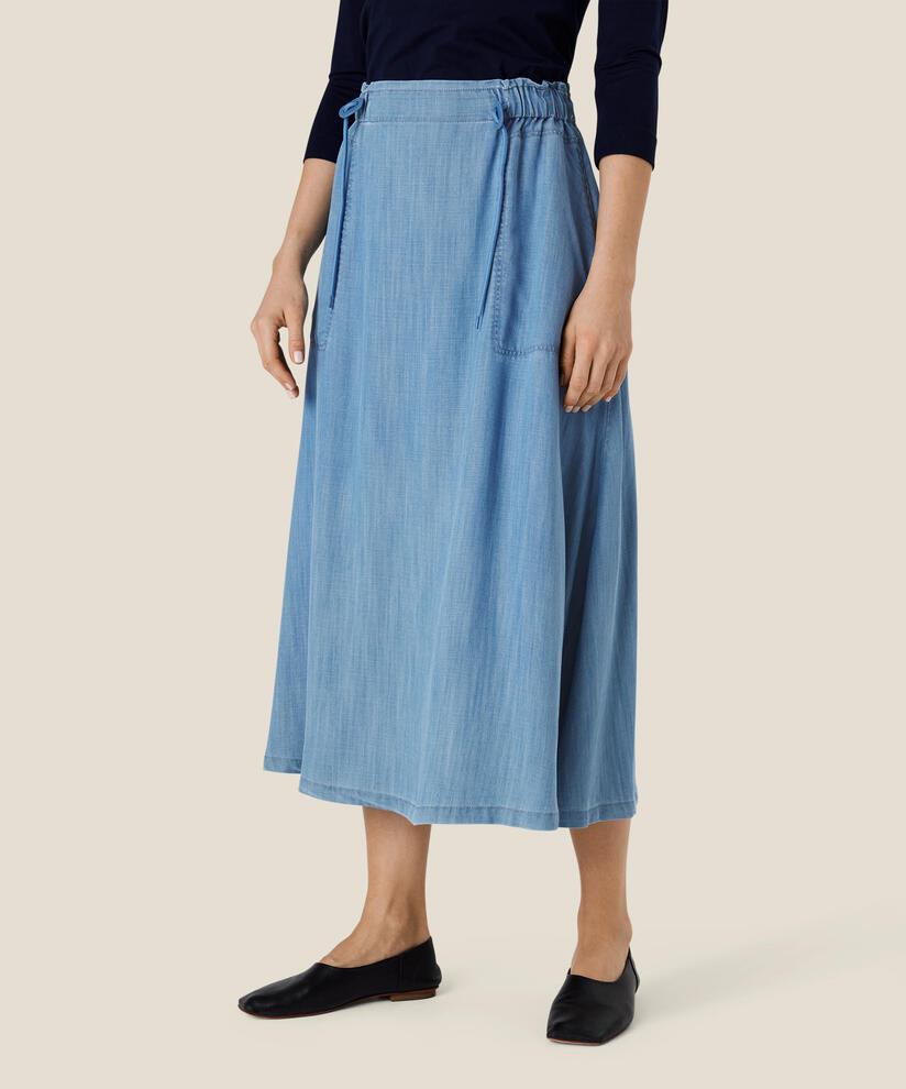Silje Skirt, Light Denim