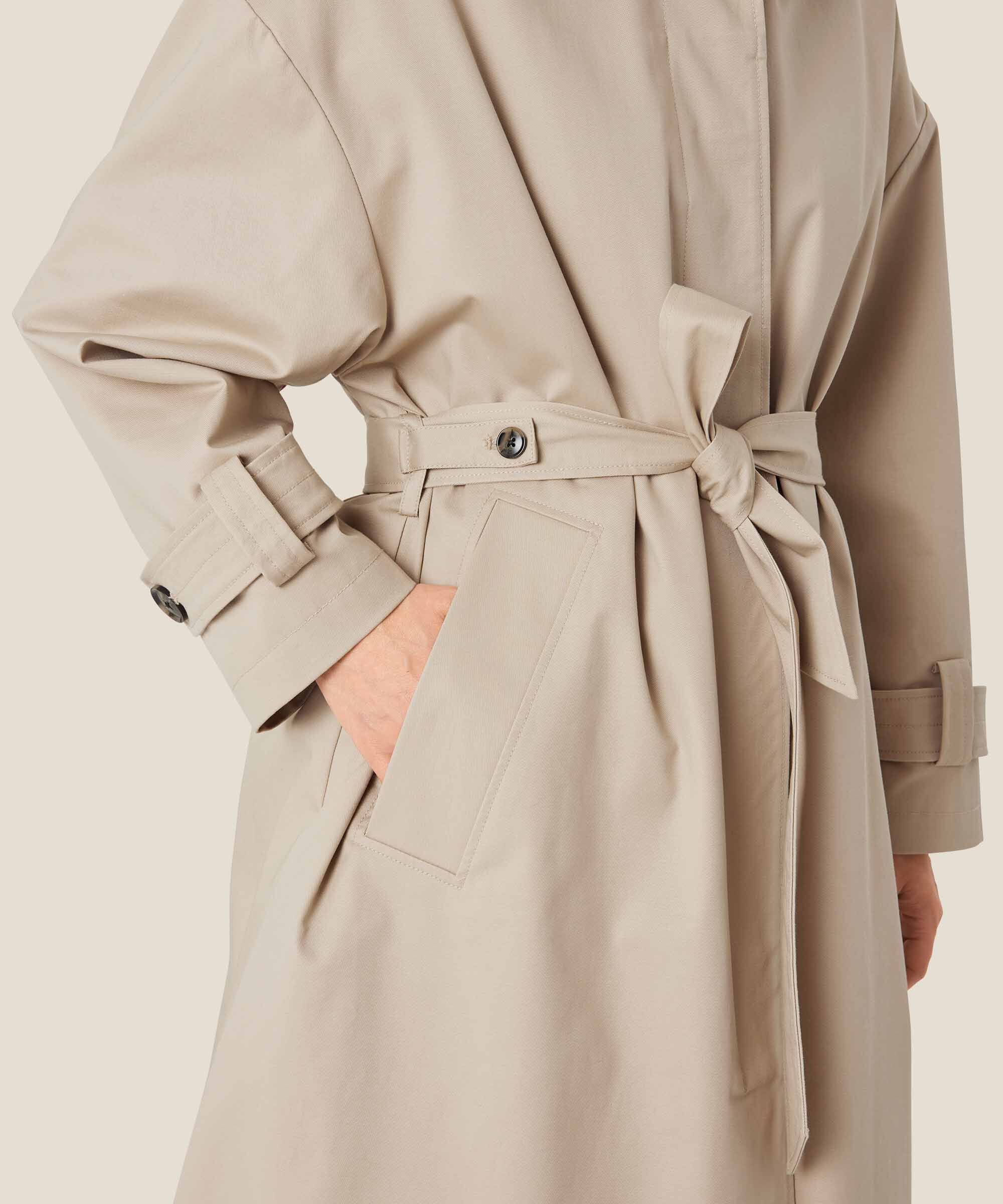 manteau avec ceinture et doublure amovible, Pure Cashmere