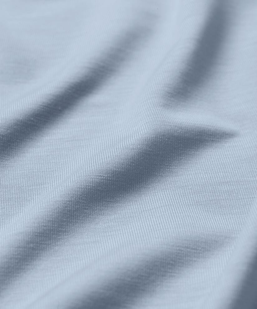 t-shirt fin en lyocell, Blue Fog