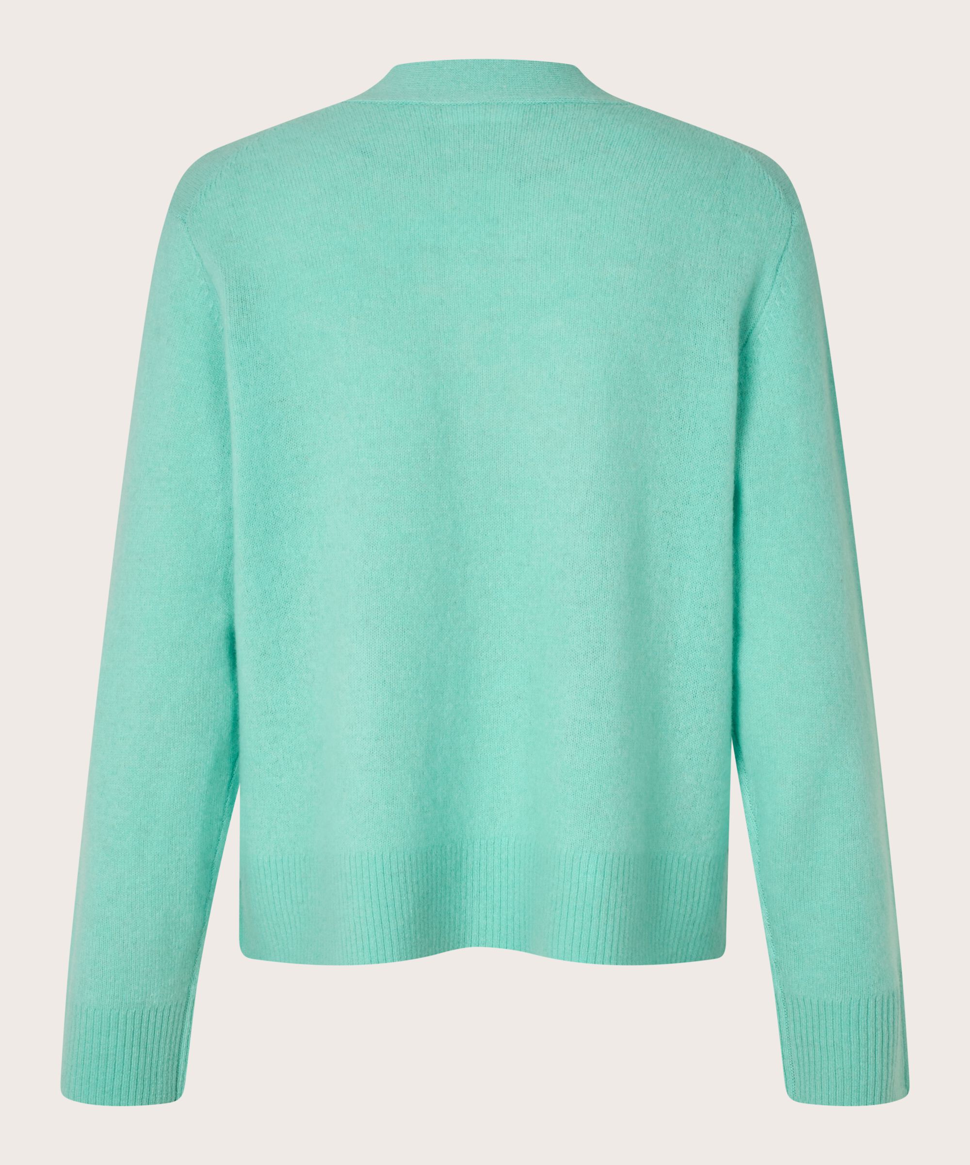 cardigan en laine douce avec poches devant, P. Turquoise