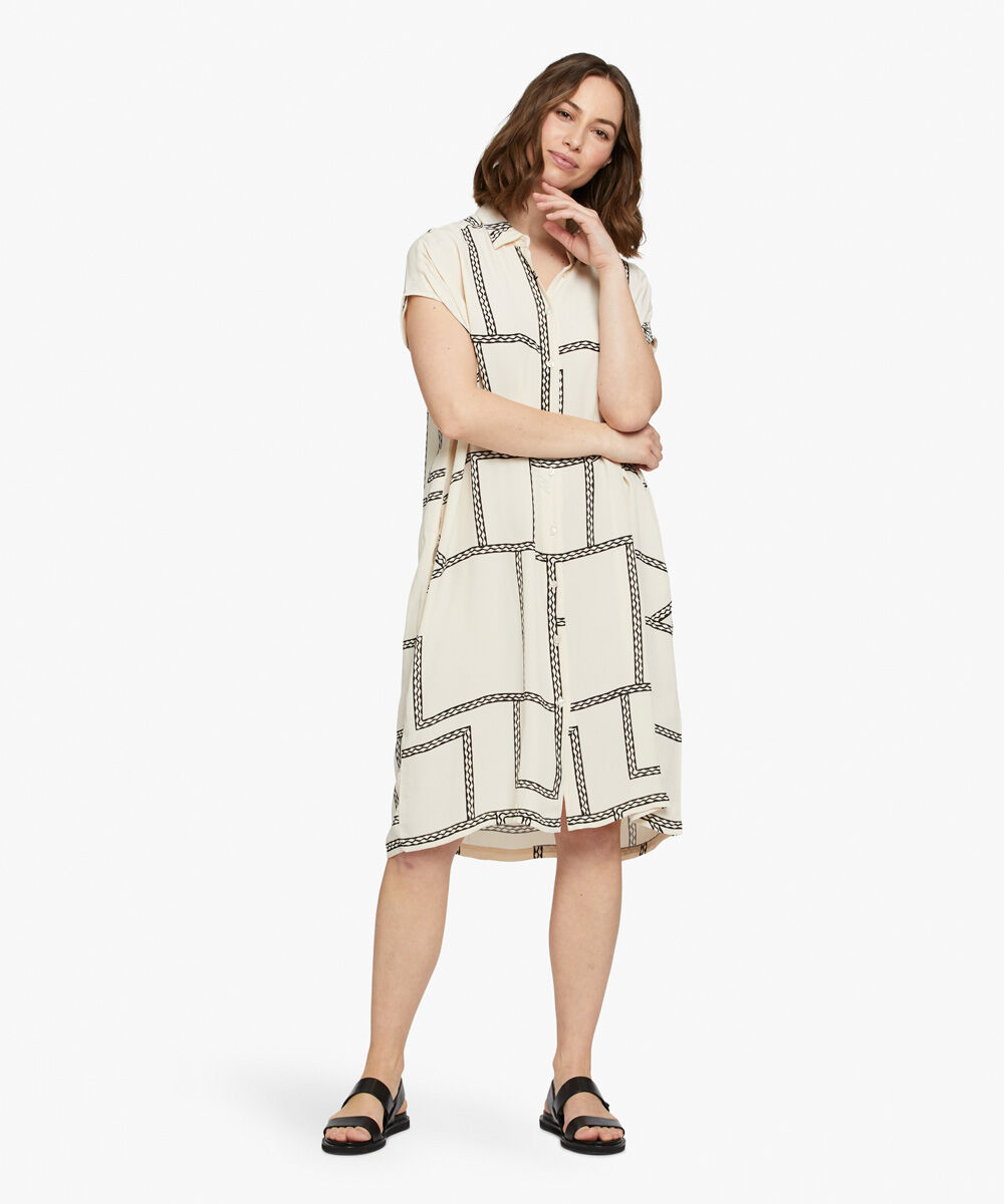 NELLA SHIRT DRESS, Whitecap