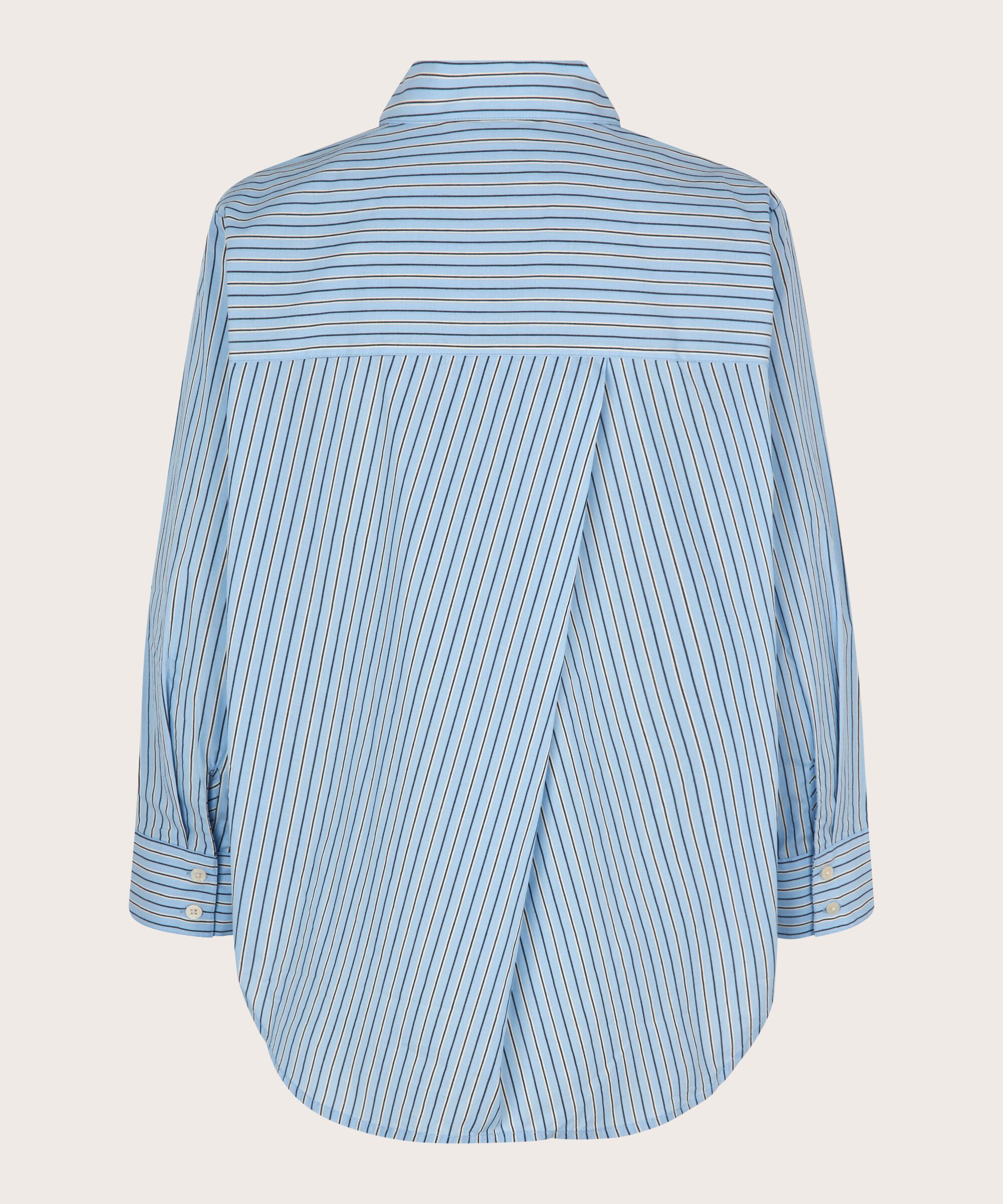 Chemise Boutonnée En Coton, Ashley Blue