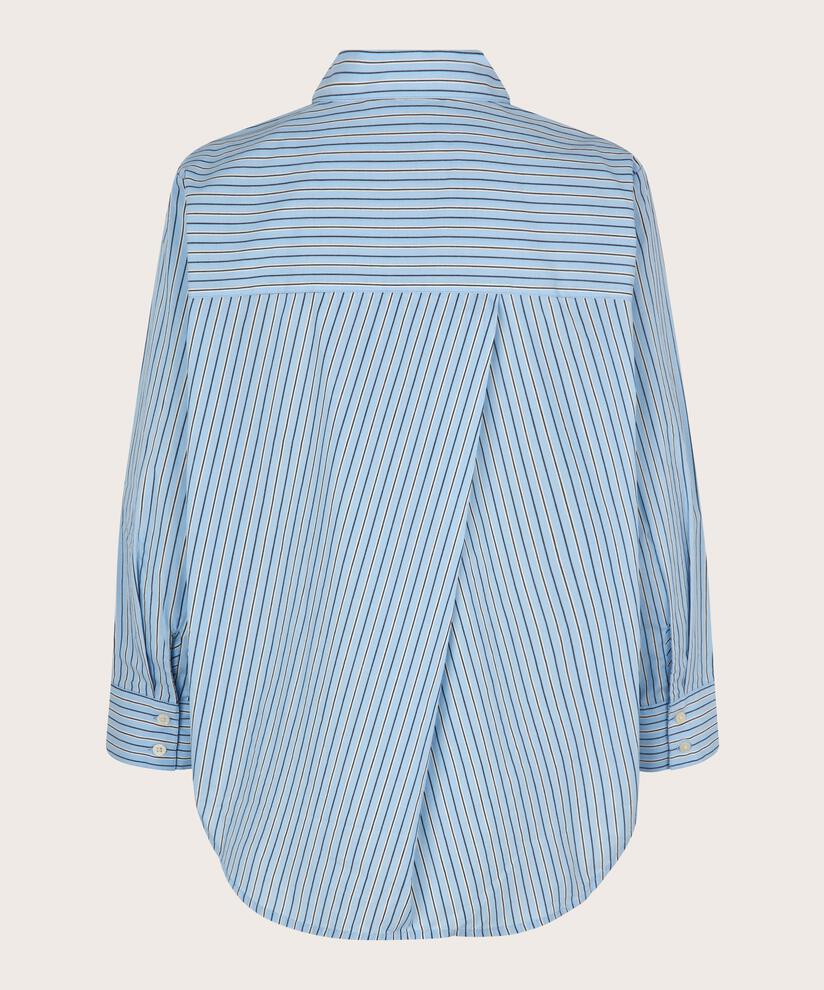 Chemise Boutonnée En Coton, Ashley Blue