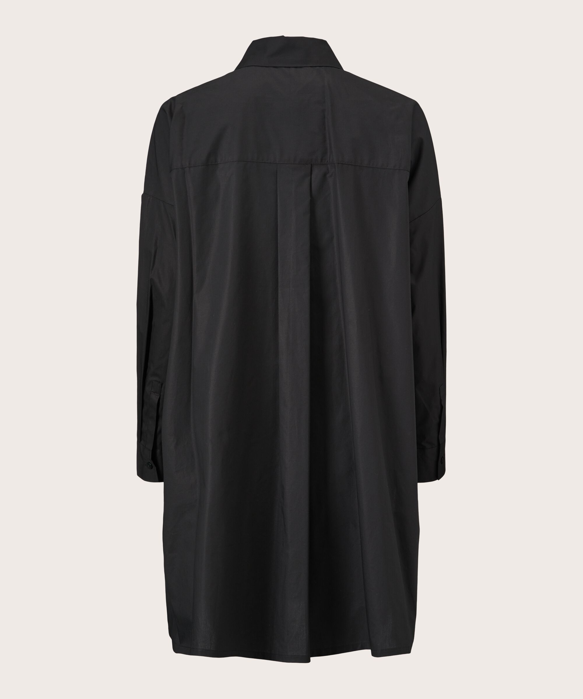 chemise boutonnée en coton, Black
