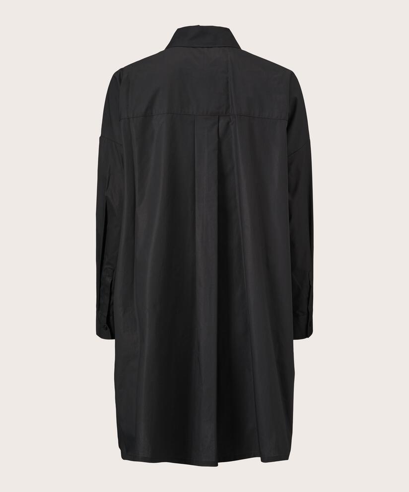 chemise boutonnée en coton, Black