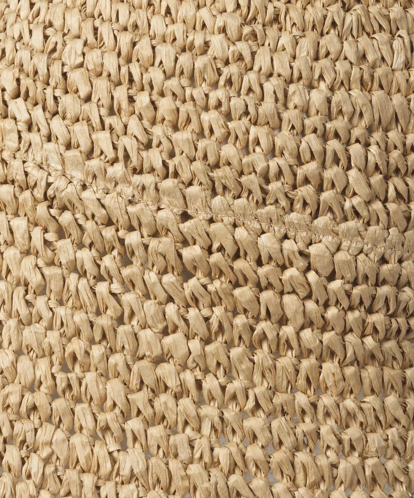 chapeau de paille à bord, Natural