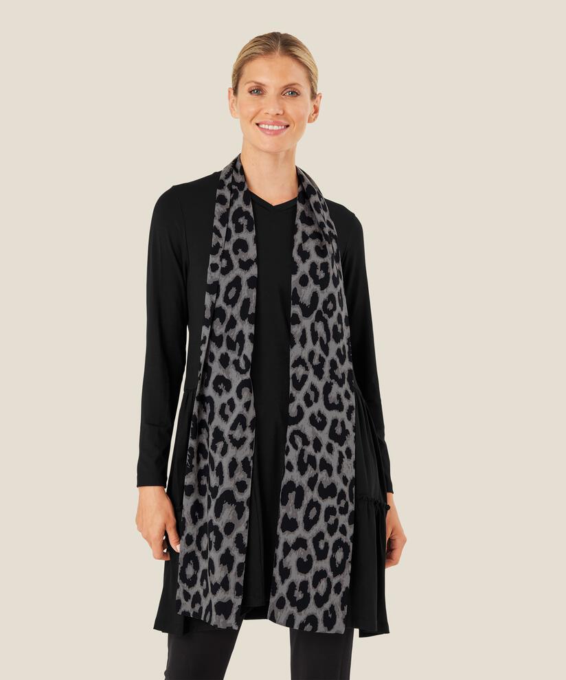 Foulard en viscose, Steel Grey