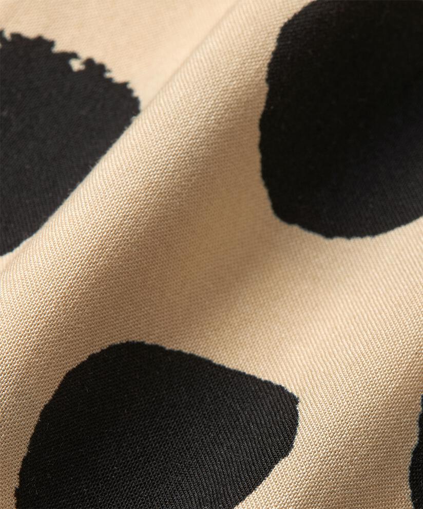veste à pois avec lien à la taille, Fog