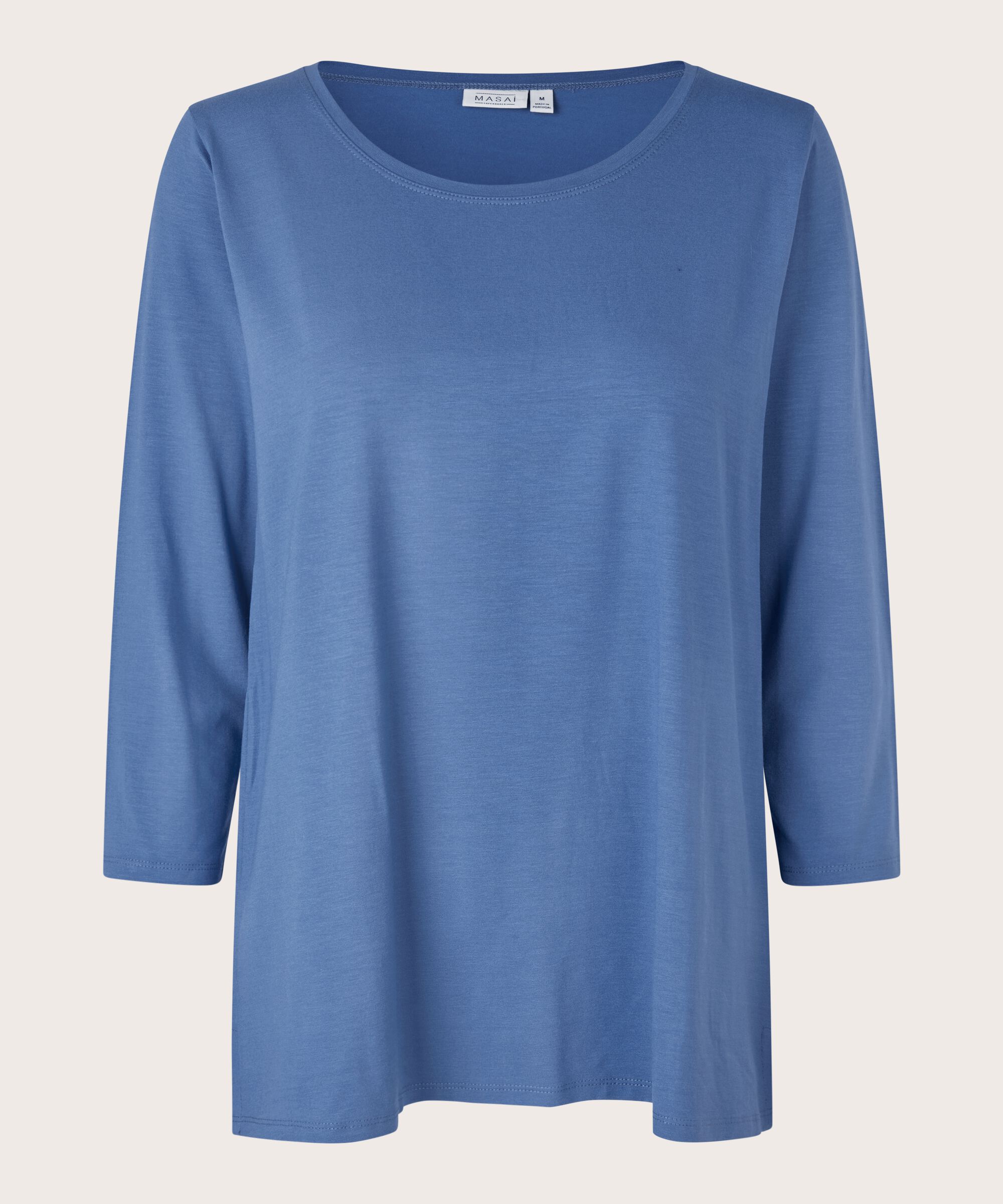 Top En Jersey Á Col Rond, Federal Blue