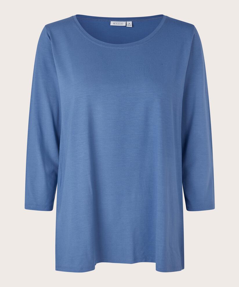 Top En Jersey Á Col Rond, Federal Blue