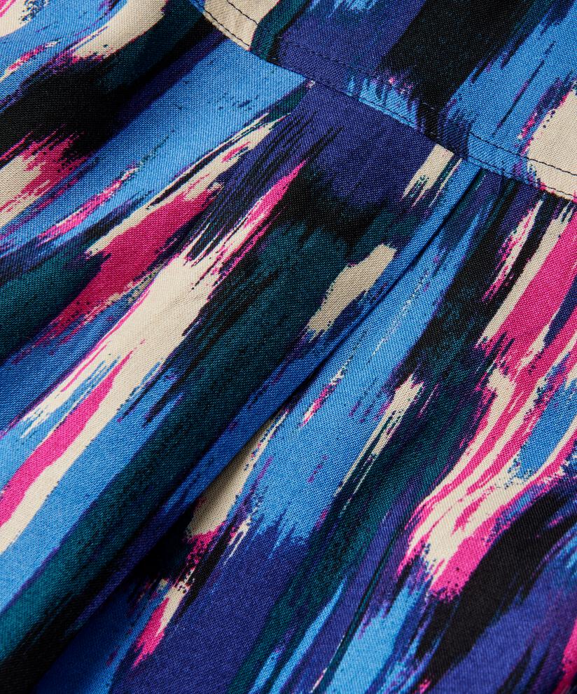 Blouse En Viscose À Manches 3/4, Federal Blue