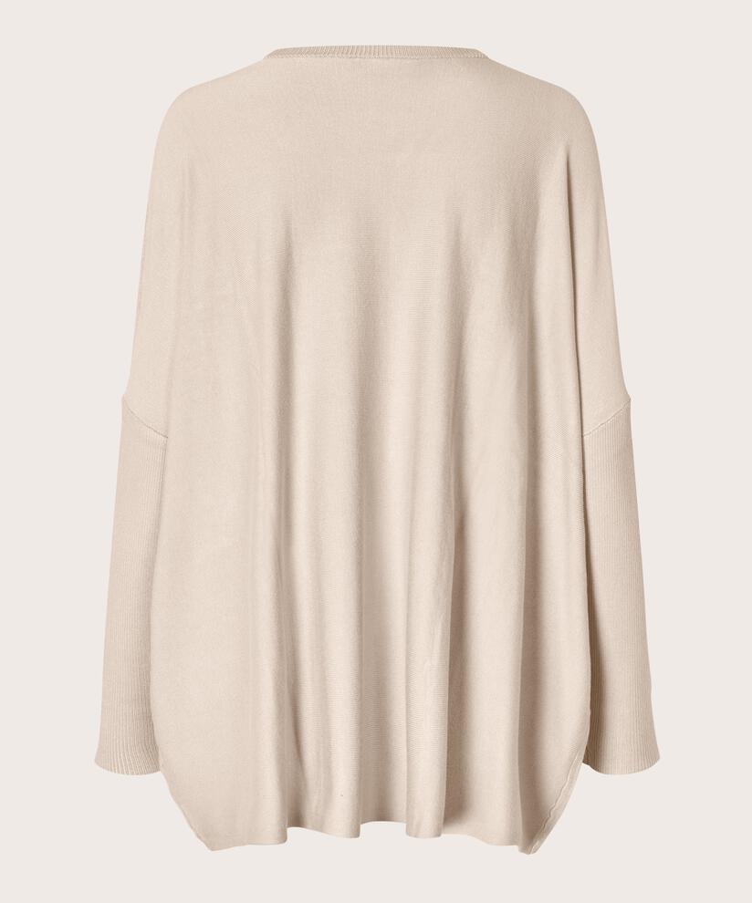 Pull Oversize À Manches Étroites, L beige mel