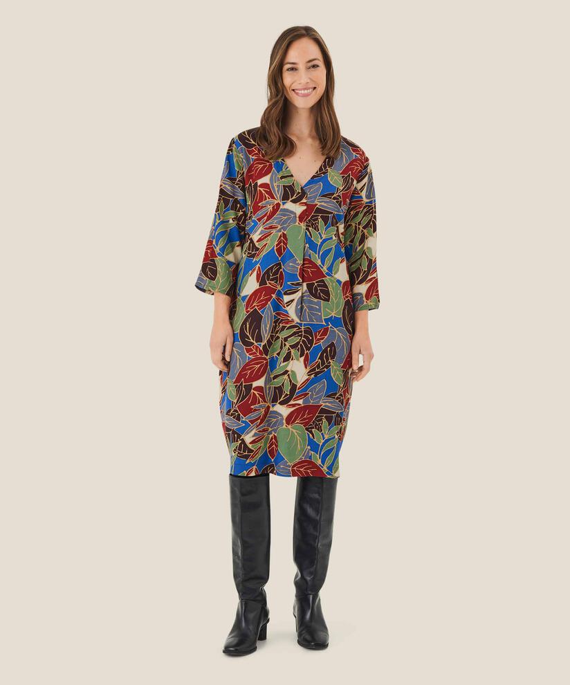 robe avec encolure en v et poches, Surf the web