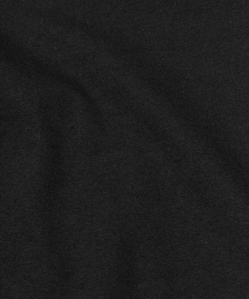 Blouse ajusté en jersey extensible, Black