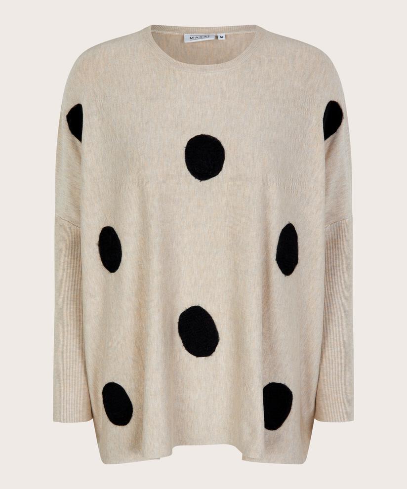 Pull Oversize À Manches Étroites, L beige mel
