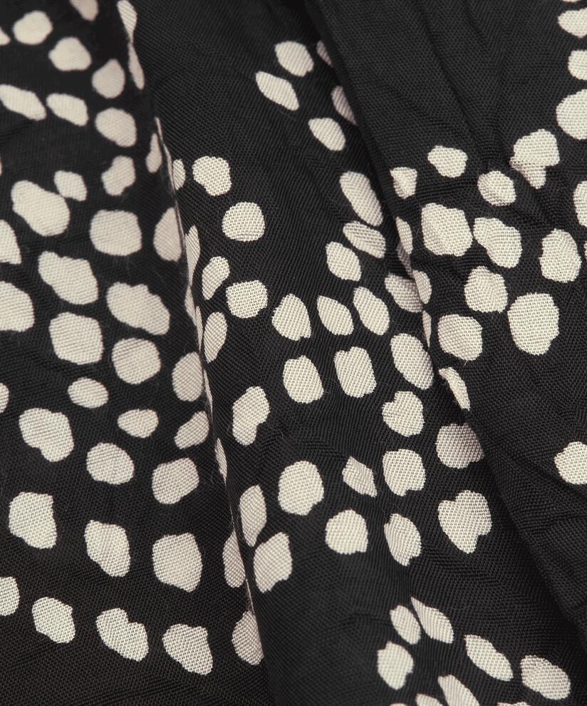 tunique effet portefeuille et manches 3/4, Black