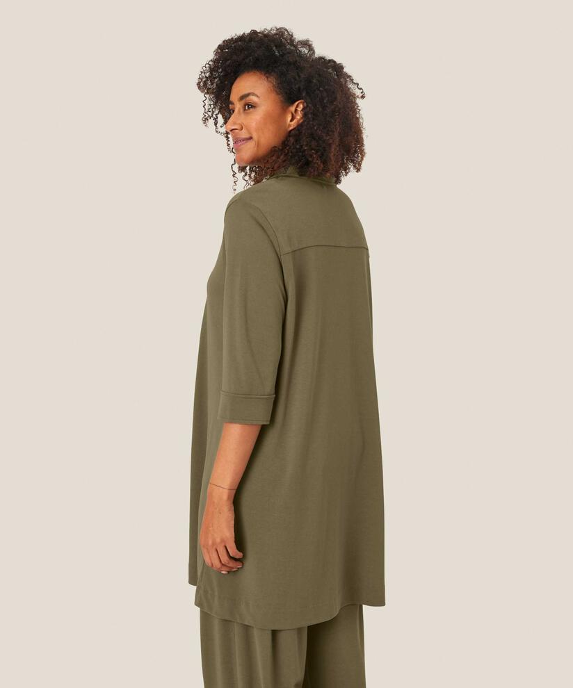 chemise en jersey à manches trois-quarts, D. Lichen Green