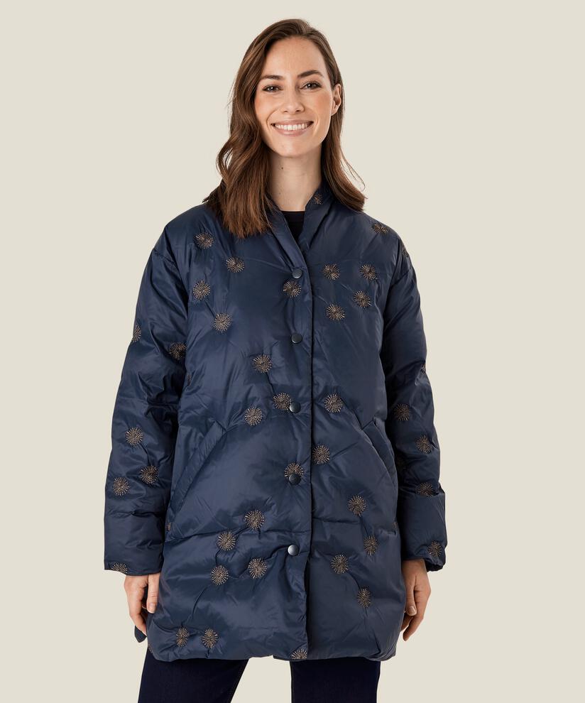 Topala Down Coat, Navy