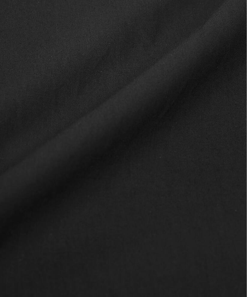 chemise boutonnée en coton, Black