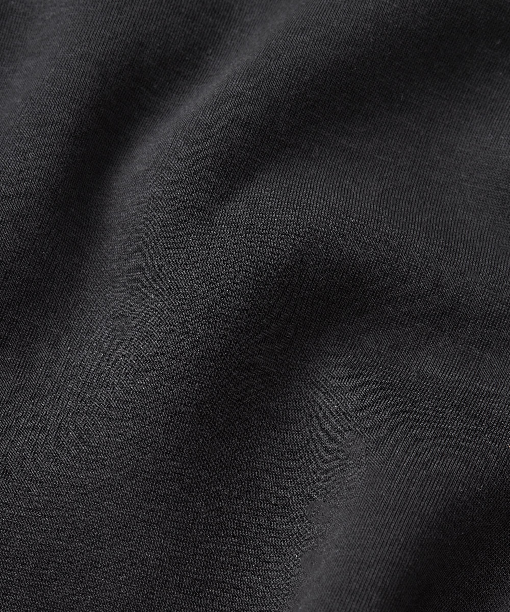 sweat-shirt doux avec fentes sur le devant, Black