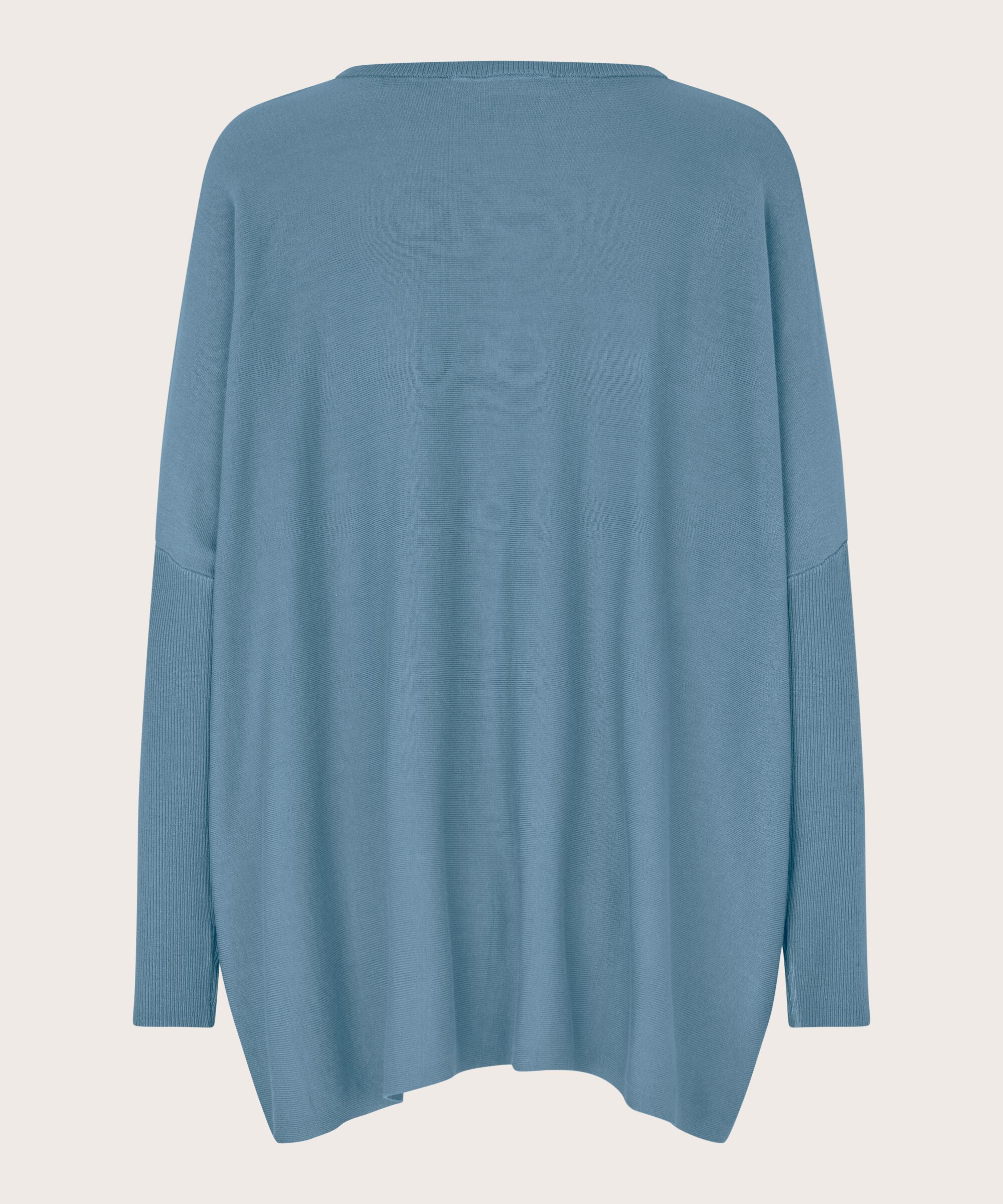 Pull Oversize À Manches Étroites, Proven Blue