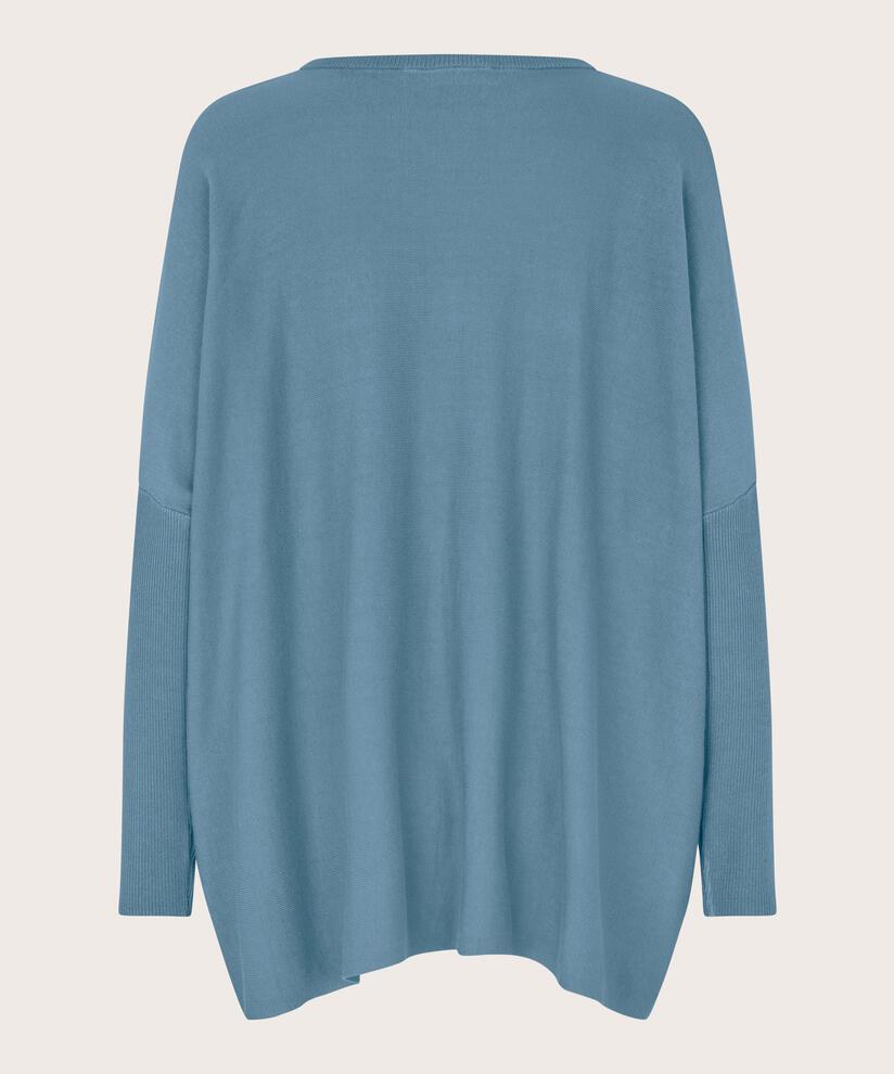 Pull Oversize À Manches Étroites, Proven Blue