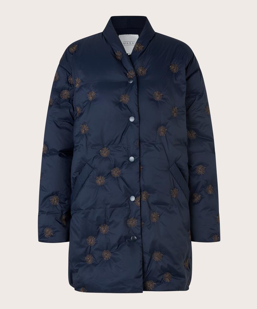 Topala Down Coat, Navy