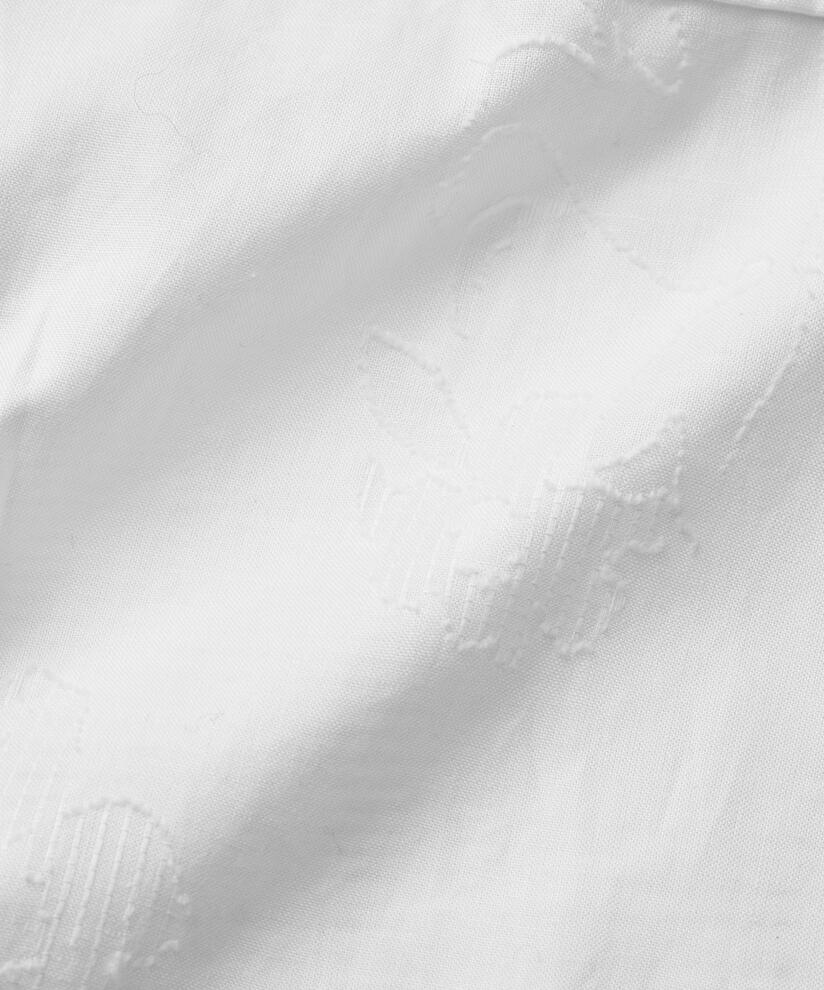 chemise en coton à imprimé floral tissé, White