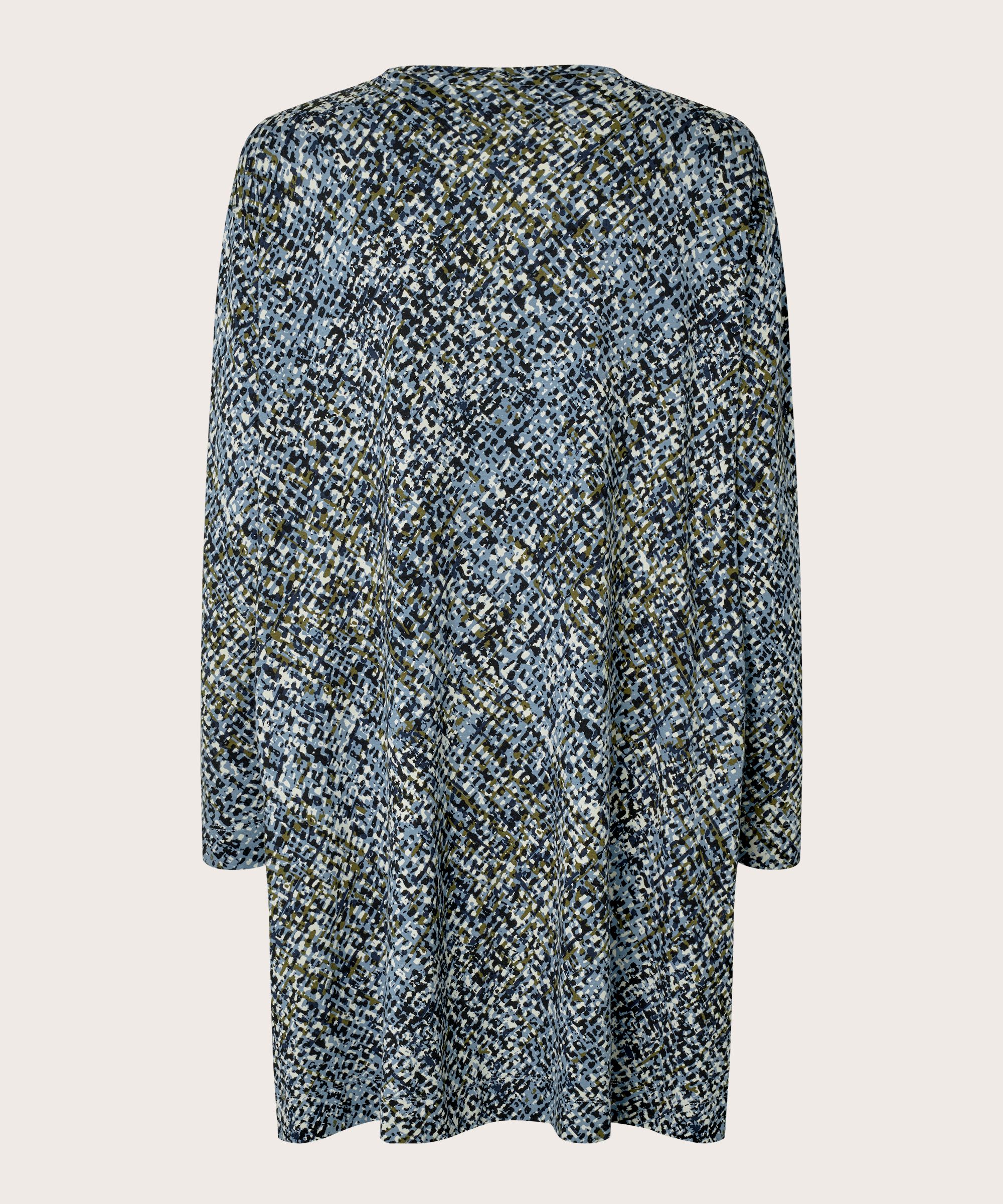 Tunique En Jersey Imprimé À Manches Longues, Proven Blue