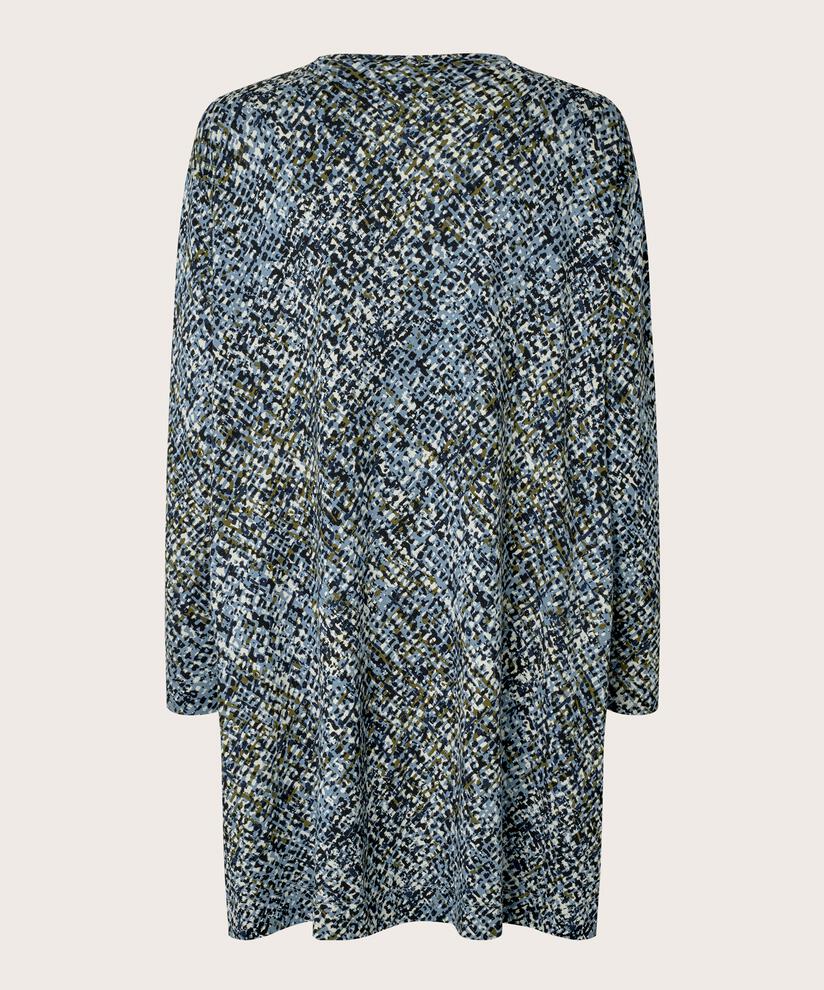 Tunique En Jersey Imprimé À Manches Longues, Proven Blue