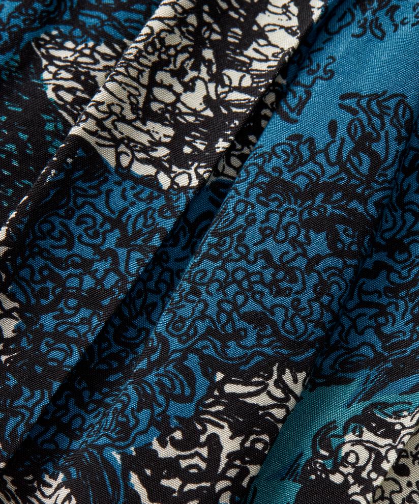 robe en viscose à manches longues et poches fendues, Celestial