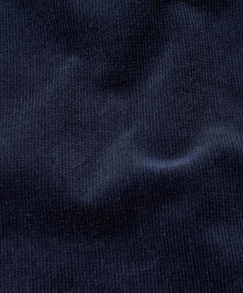 pantalon court en velours côtelé avec ceinture fixe, Navy Blazer