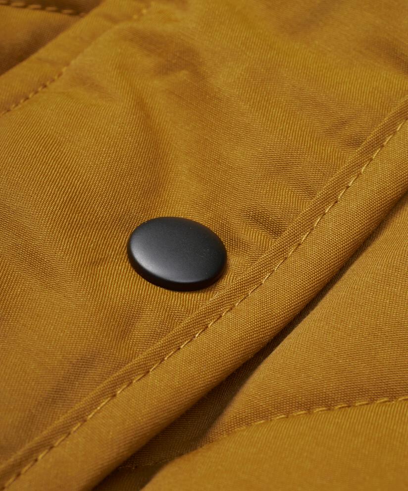 manteau matelassé à capuche, Plantation