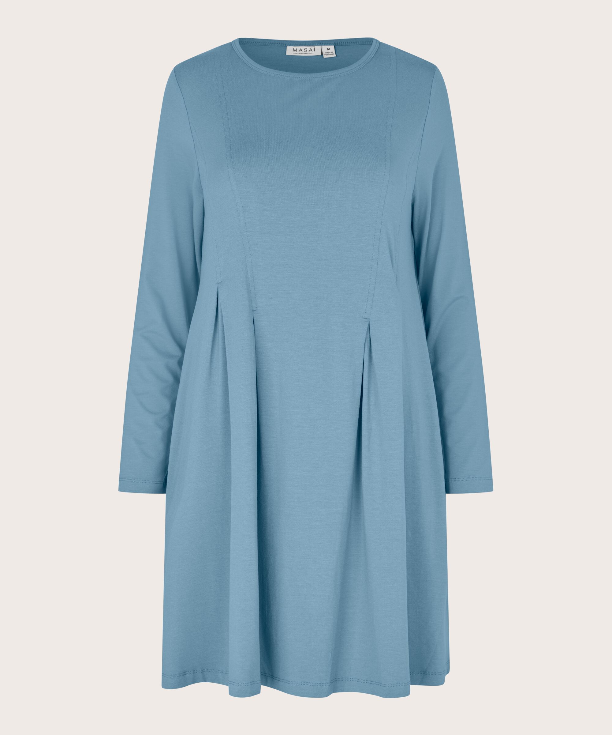 tunique en jersey avec plis et poches fendues, Proven Blue