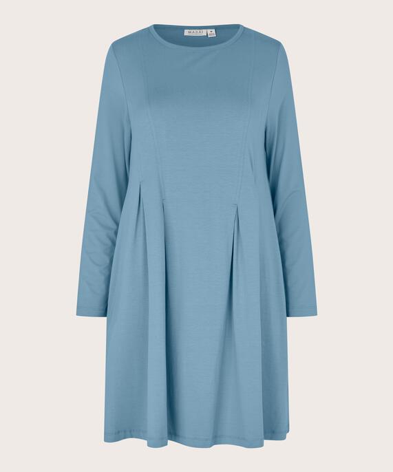 tunique en jersey avec plis et poches fendues, Proven Blue