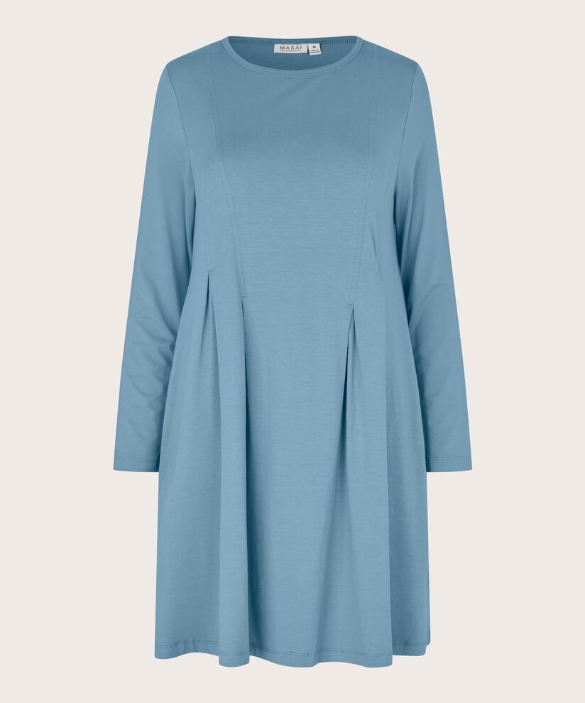 tunique en jersey avec plis et poches fendues, Proven Blue