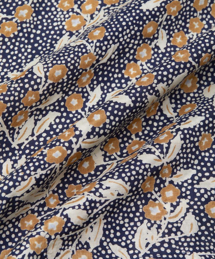 blouse en viscose avec ruban au cou, Maritime Blue