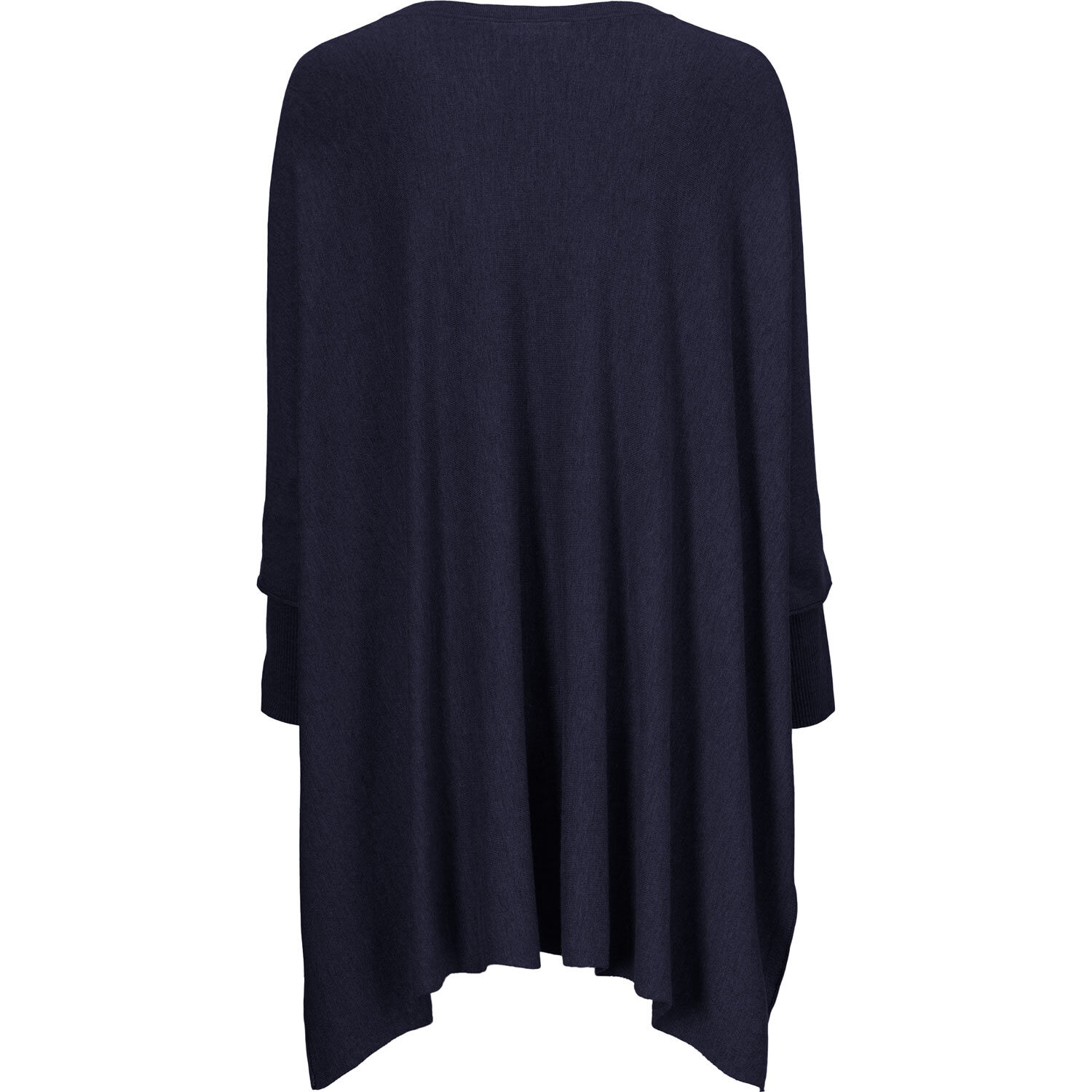 pull en maille oversize &agrave; manches &eacute;troites, Navy