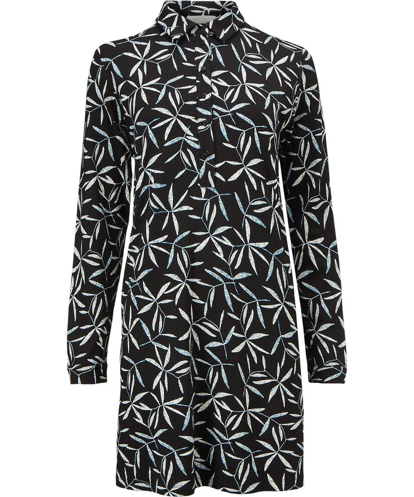 GIZELLE JERSEY TUNIC, Black