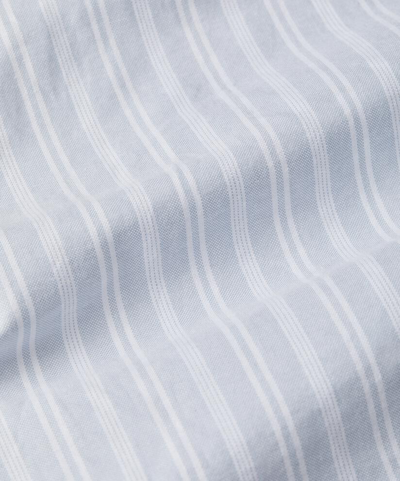 tunique en coton avec col chemise et boutons, Blue Fog