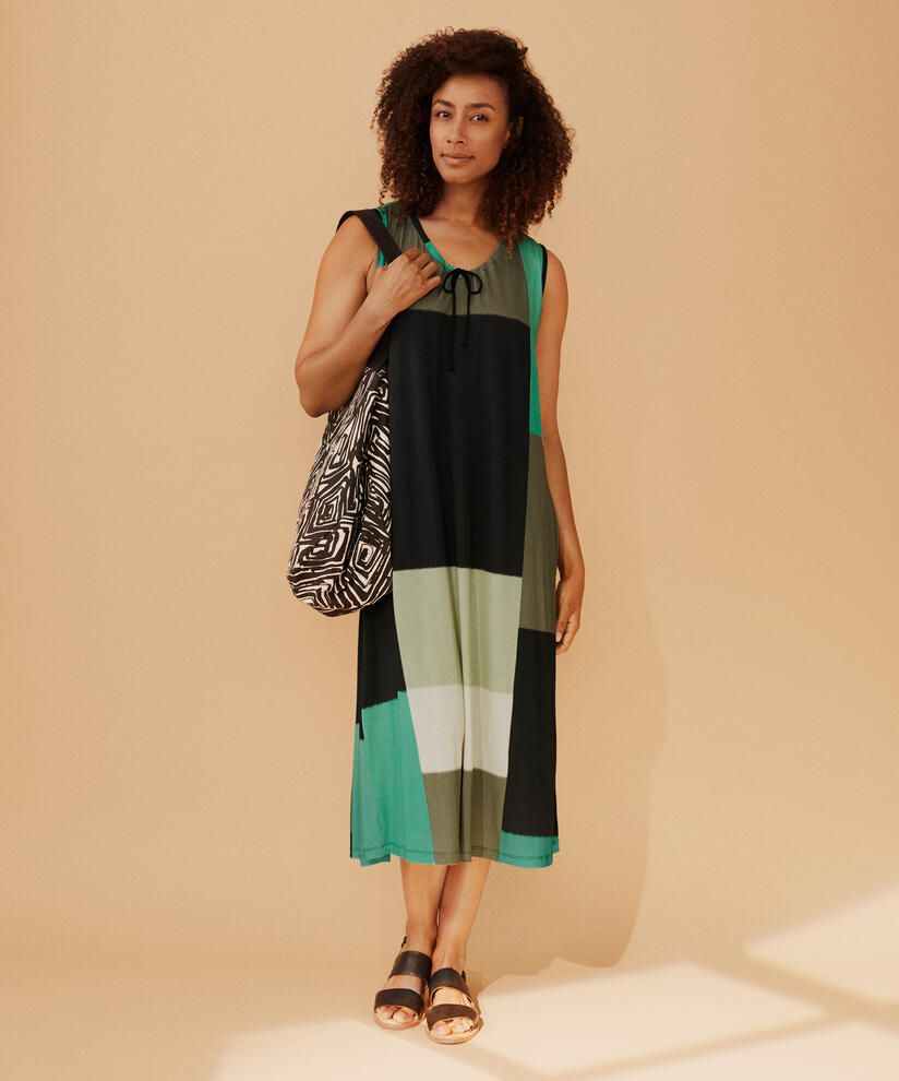 cabas imprimé en toile de qualité supérieure, Black