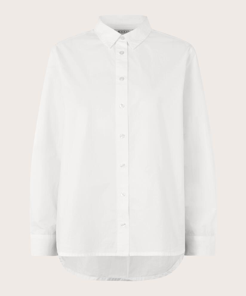 Chemise Boutonnée En Coton, White