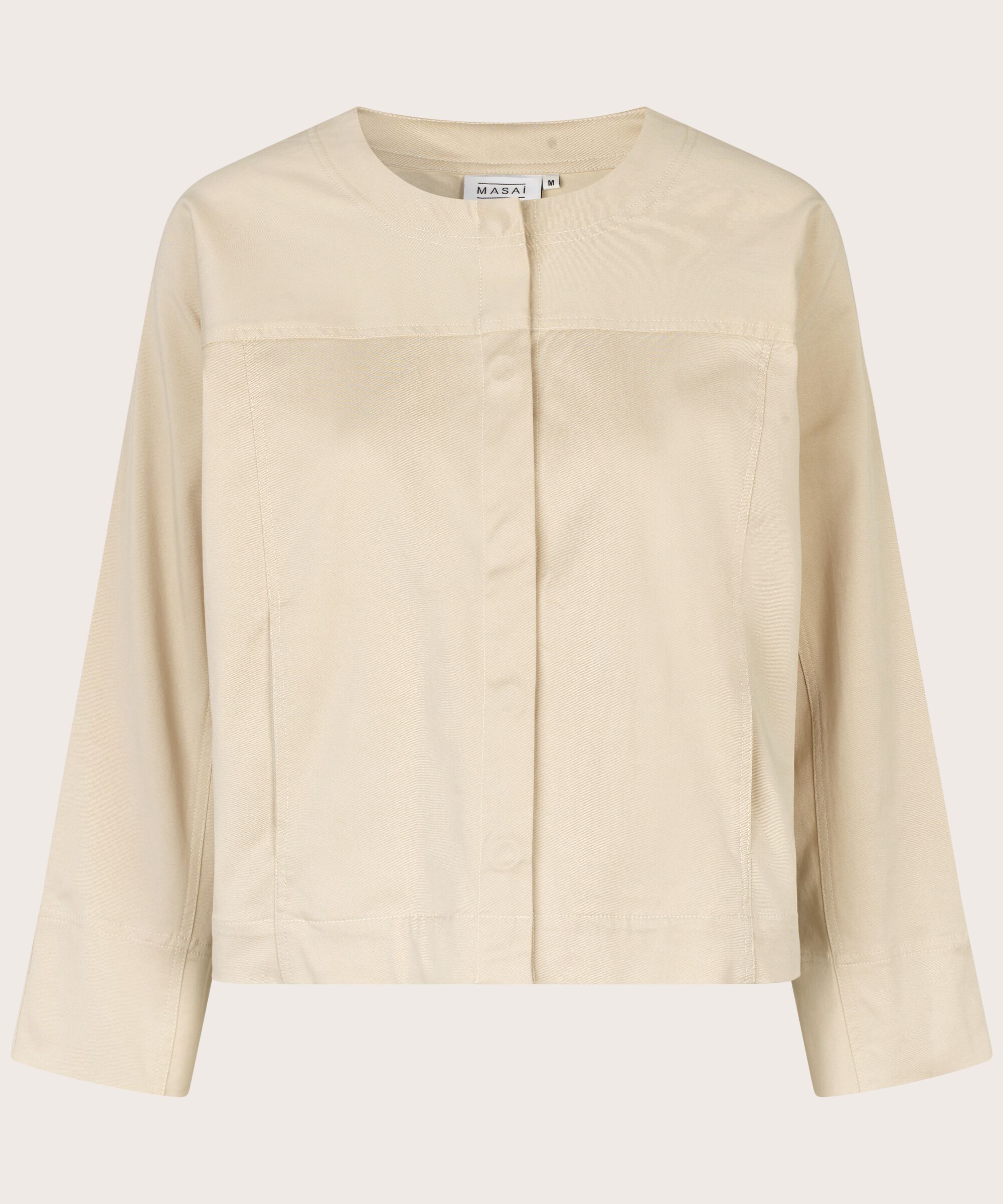 veste avec fermeture à boutons cachés, Fog