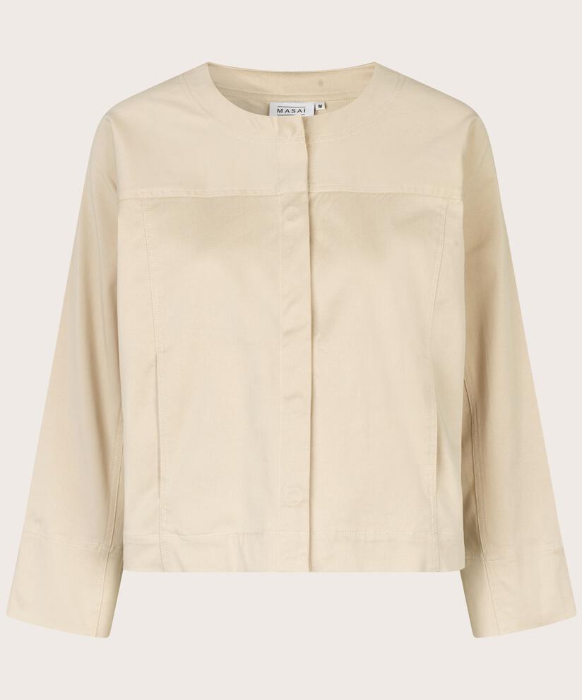 veste avec fermeture à boutons cachés, Fog