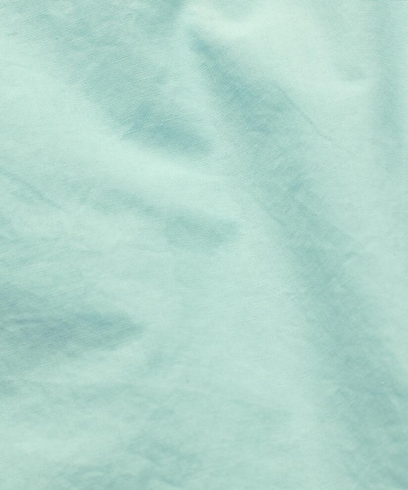 chemise en coton avec surpiqûres contrastées sur les manches, P. Turquoise