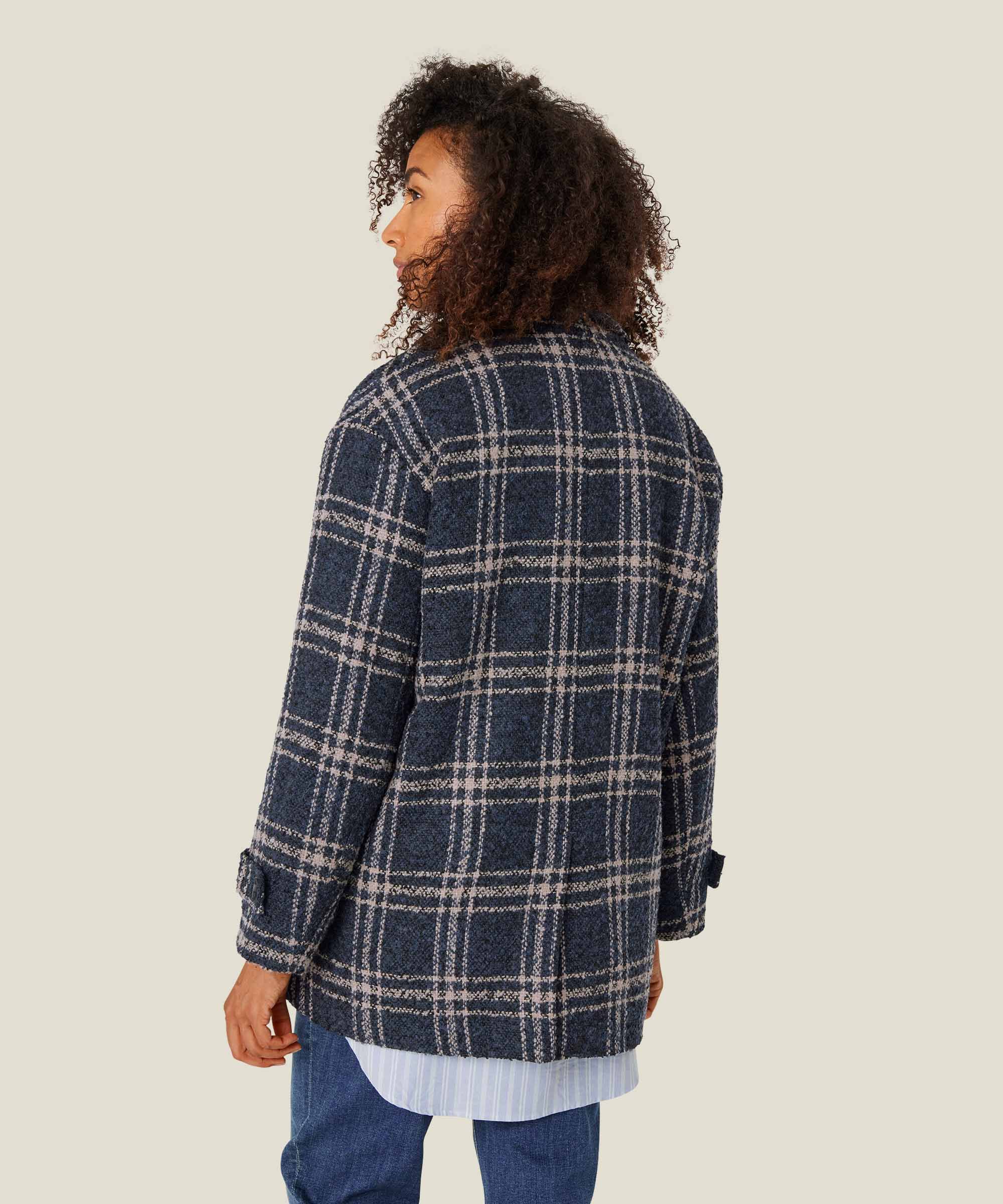 manteau court en laine mélangée, Moonlit Ocean