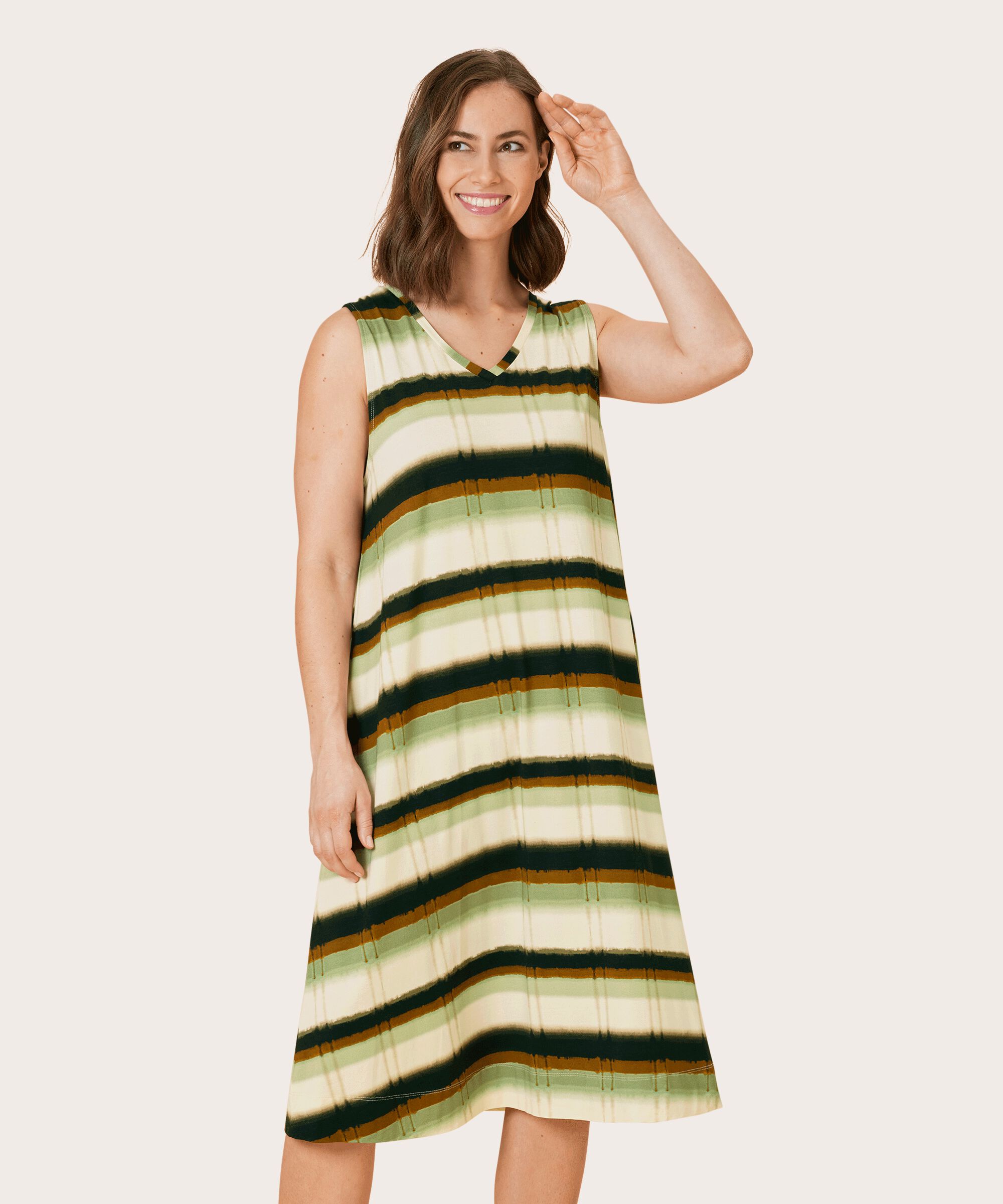 OFINA JERSEY DRESS, Desert sage